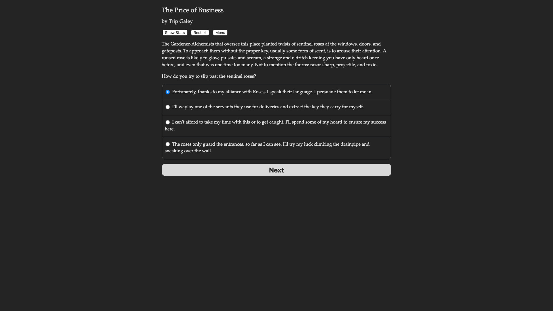 Faerie's Bargain: The Price of Business - Screenshot 2