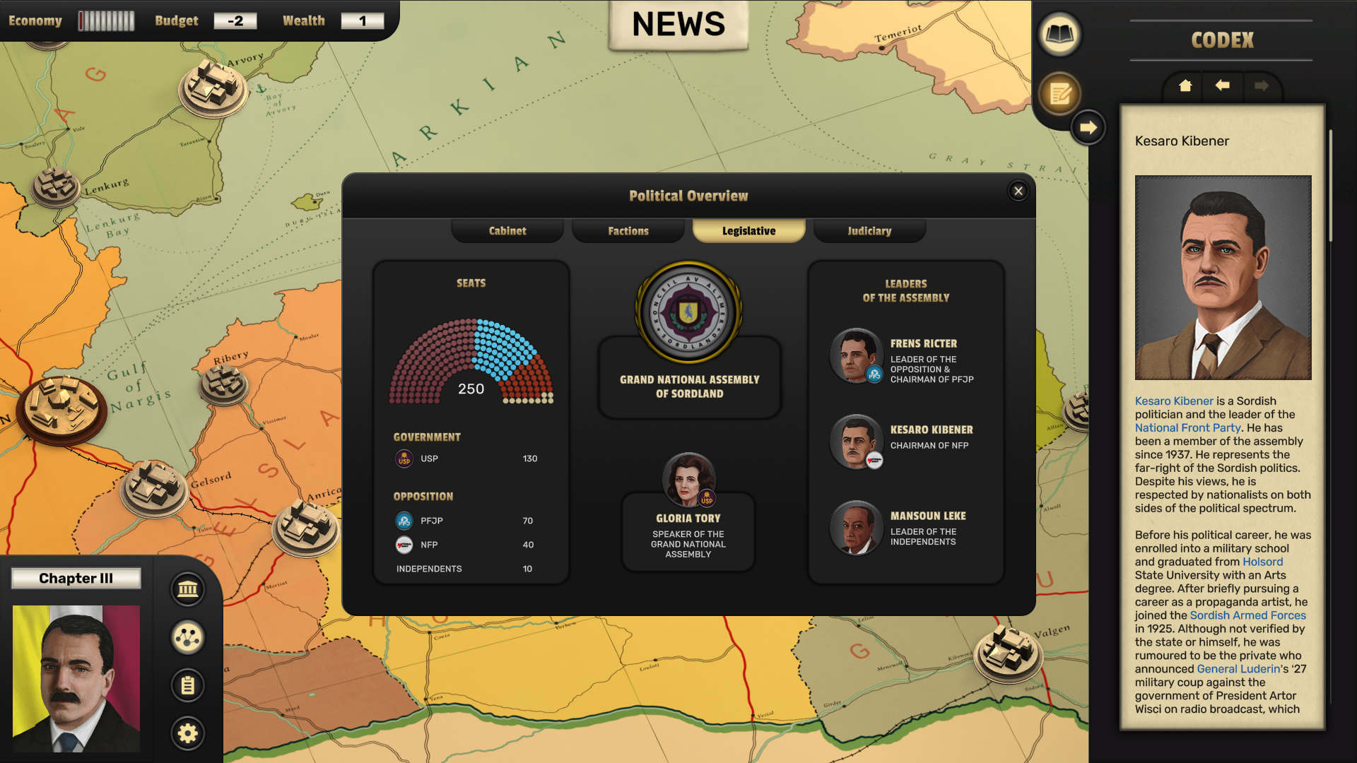 Suzerain: Presidential Edition - Screenshot 8