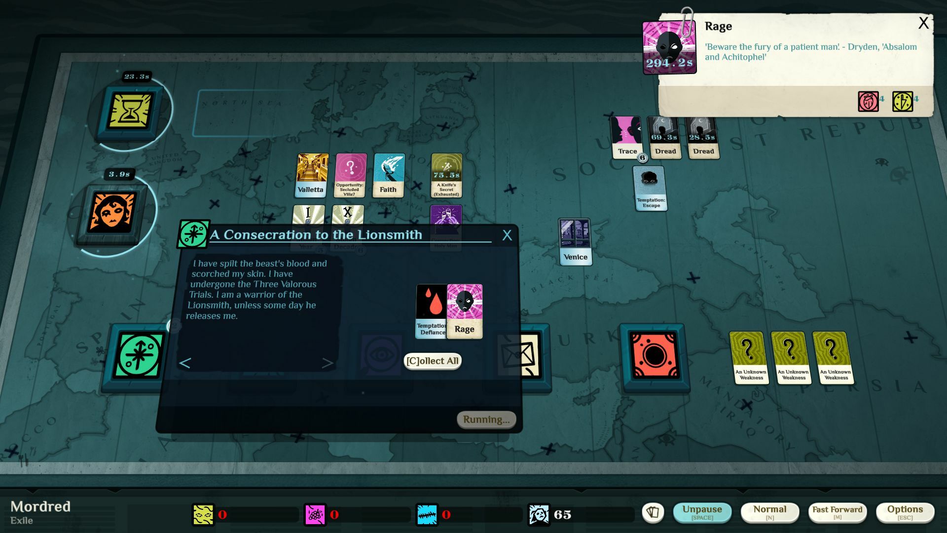Cultist Simulator: The Exile - Screenshot 9