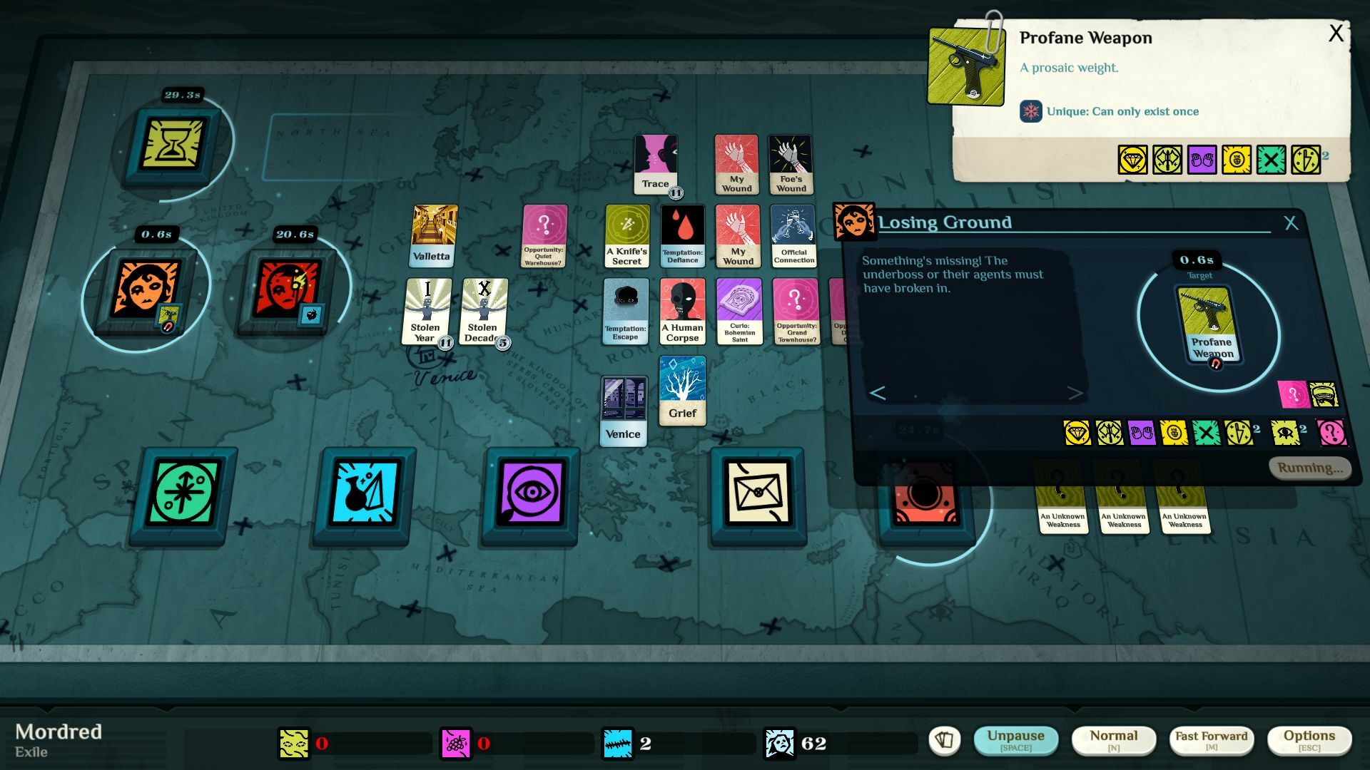Cultist Simulator: The Exile - Screenshot 8