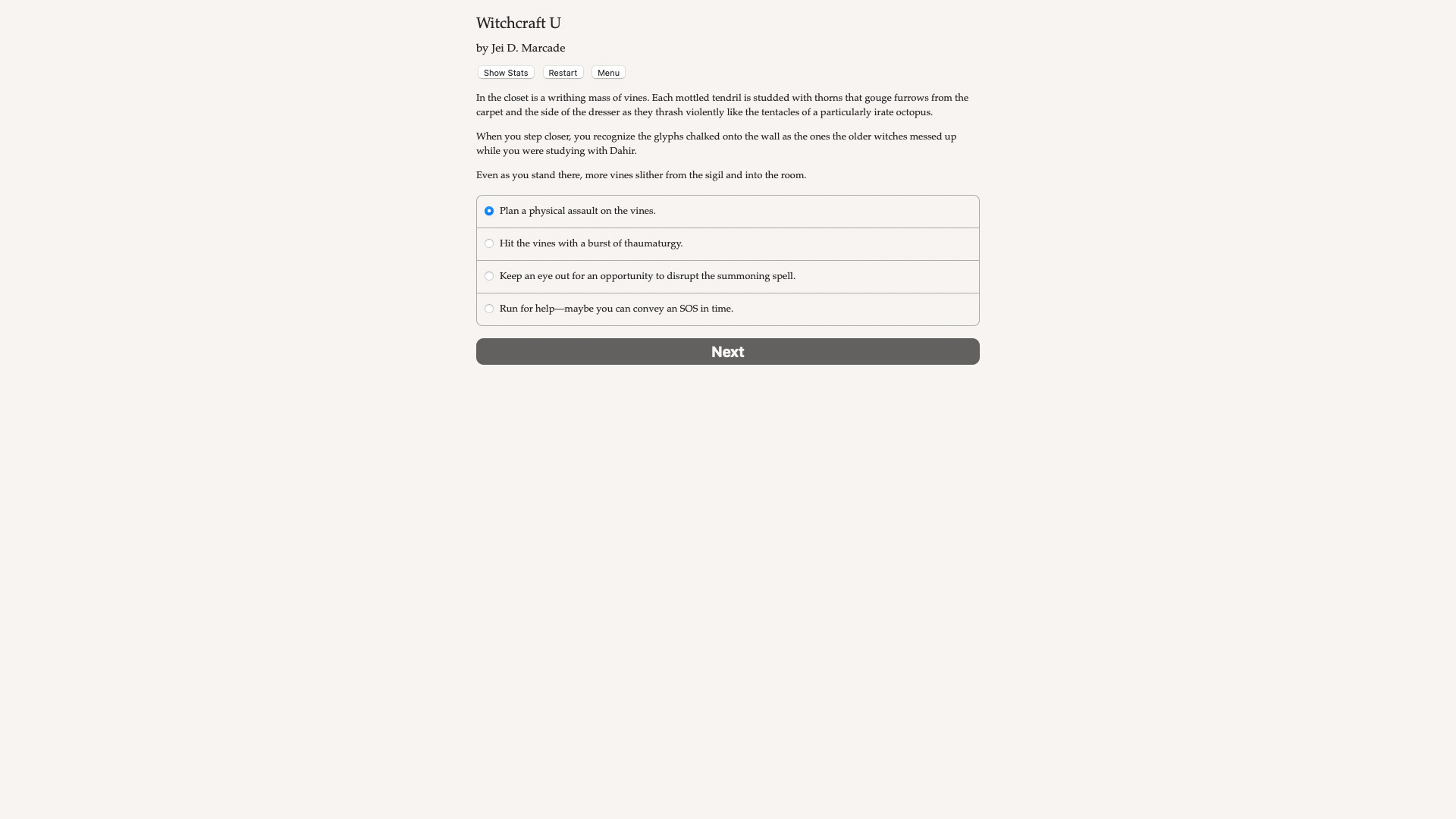 Witchcraft U - Screenshot 1