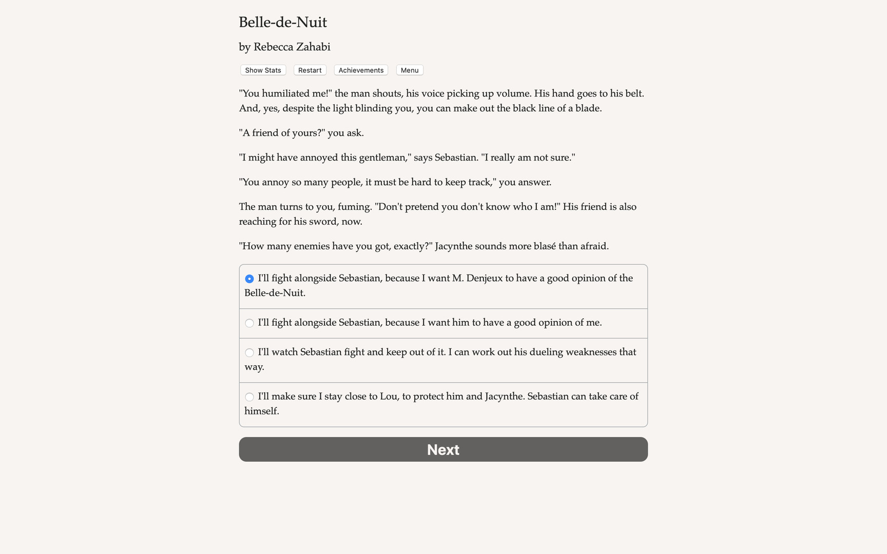 Belle-de-Nuit - Screenshot 4