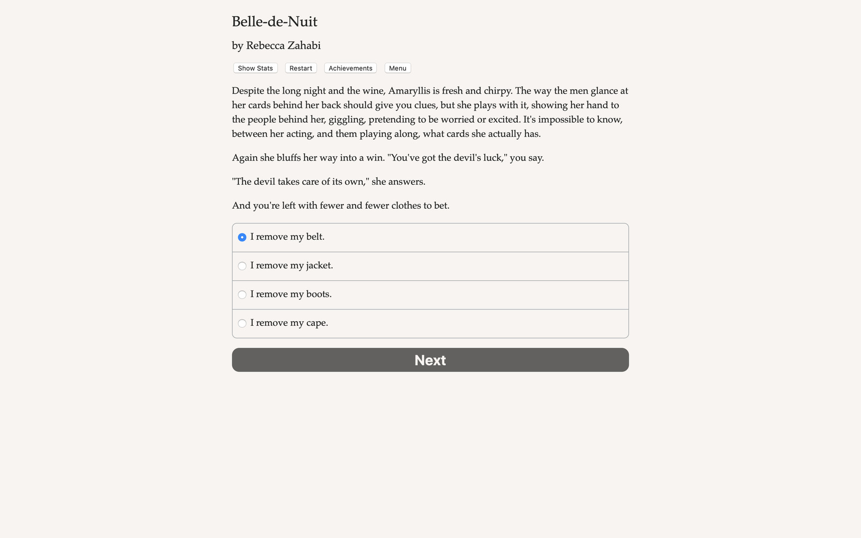 Belle-de-Nuit - Screenshot 2