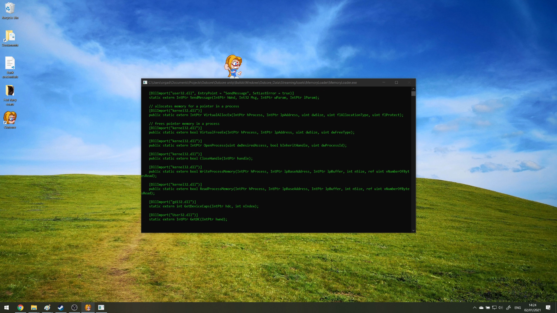 Outcore: Desktop Adventure - Screenshot 2
