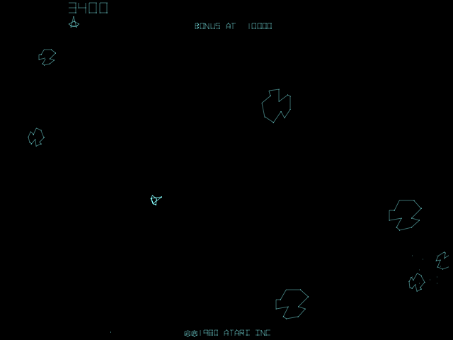 illustration de Asteroids Deluxe