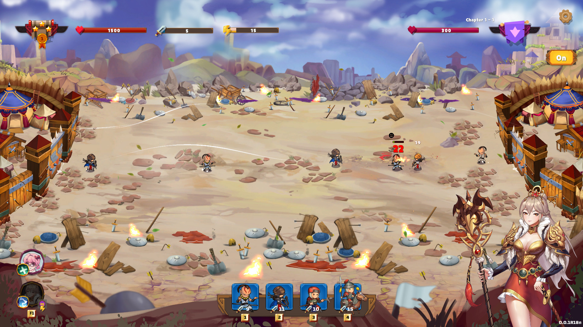 Love n War: Warlord by Chance - Screenshot 3