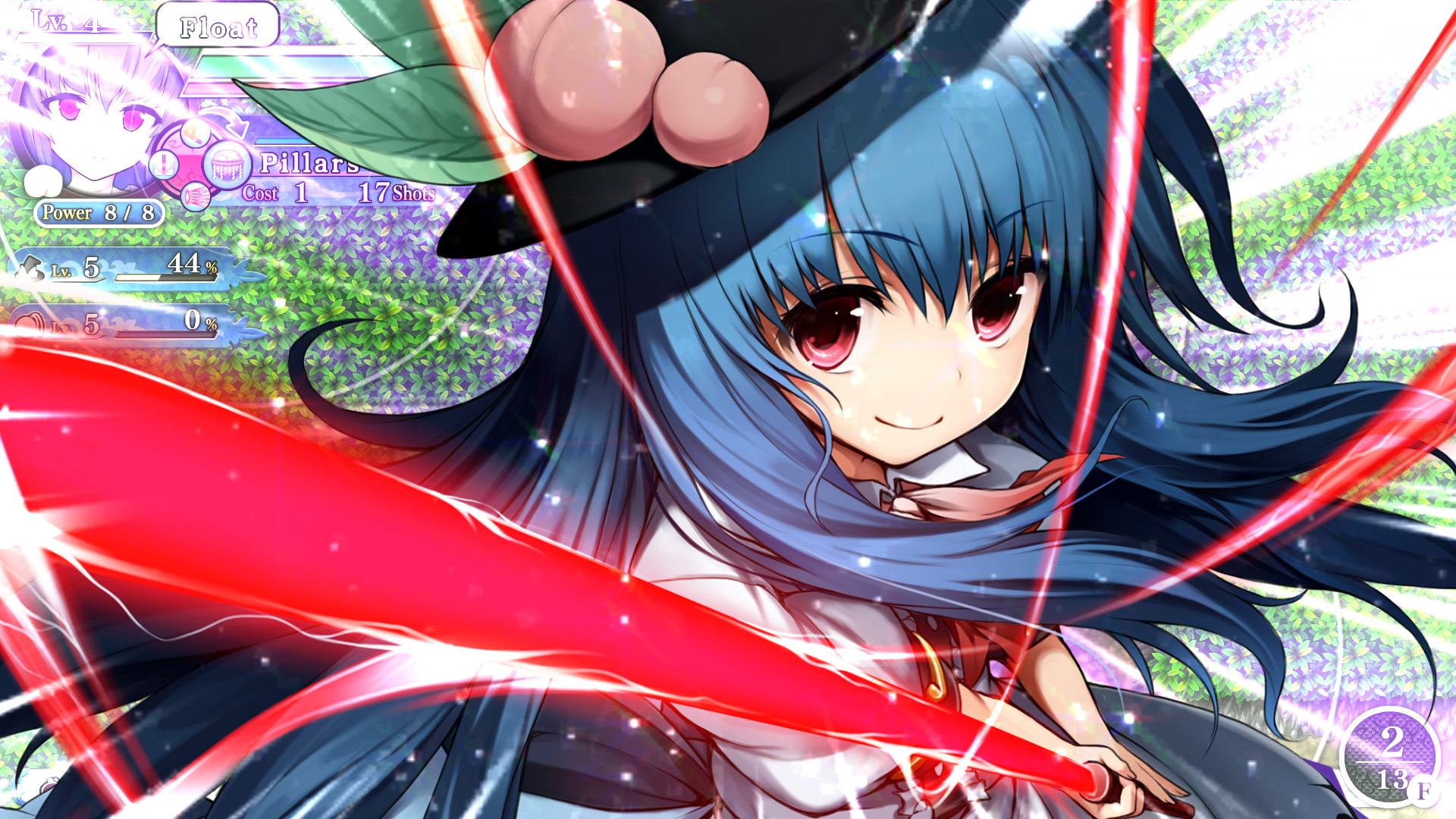 Touhou Genso Wanderer Reloaded: Tenshi Hinanawi - Screenshot 3