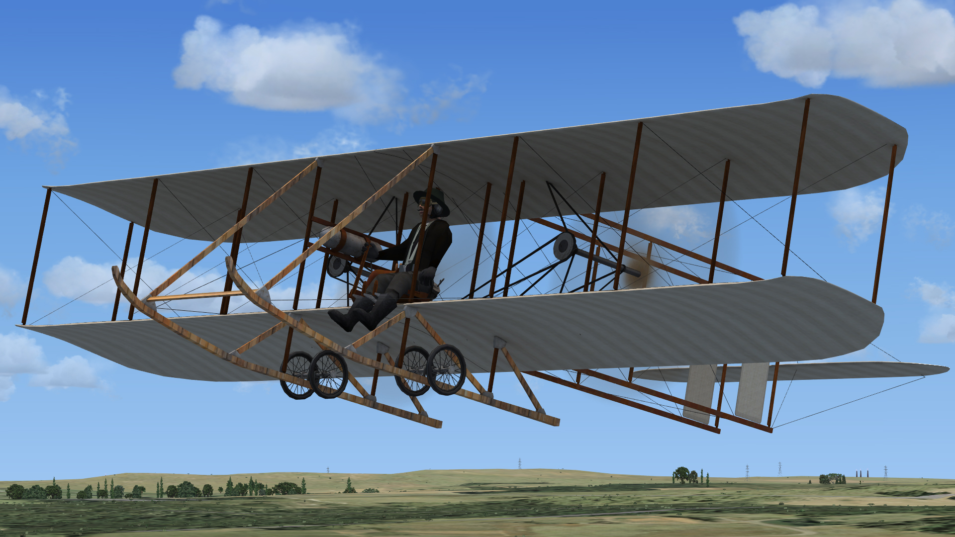 Ранняя Авиация. Золотой век авиации. FSX Biplanes. Steam aircraft Dragon.