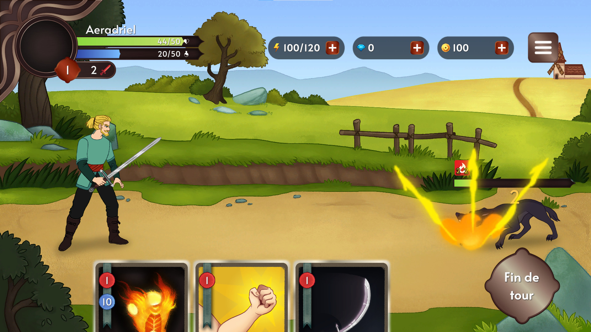 Tales of Finariel: Card based RPG - Screenshot 2