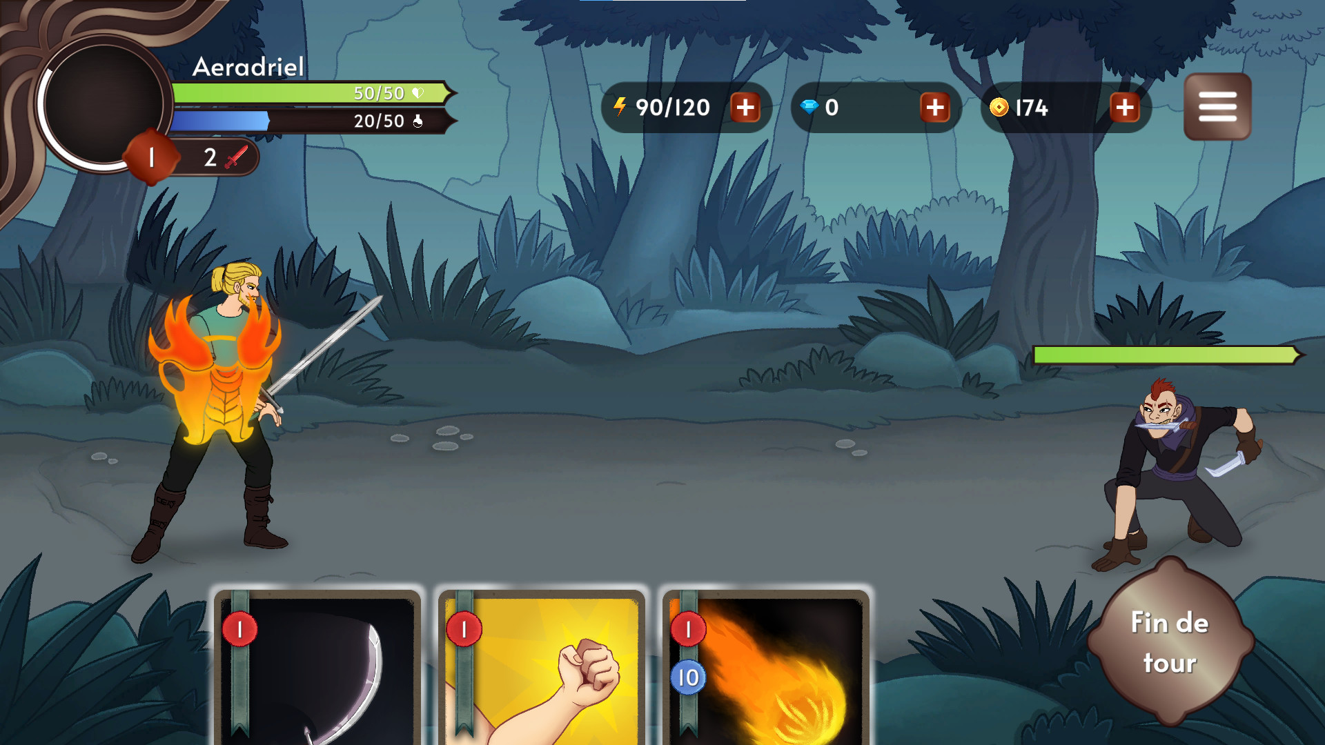 Tales of Finariel: Card based RPG - Screenshot 1