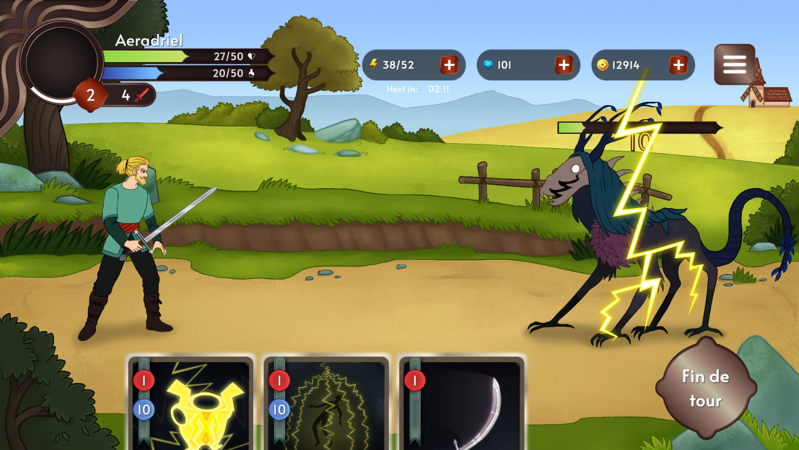 Tales of Finariel: Card based RPG - Screenshot 3