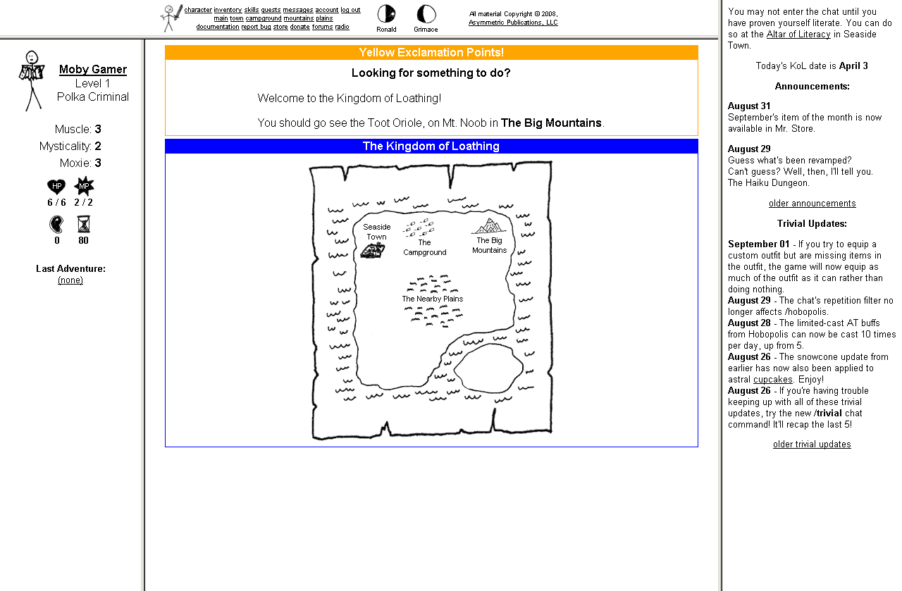 The Kingdom of Loathing - Screenshot 3