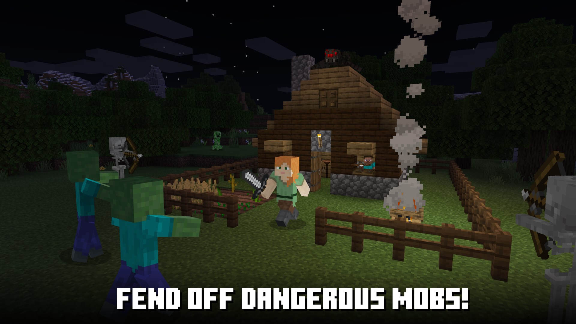 Minecraft Starter Collection gameplay screenshot 1