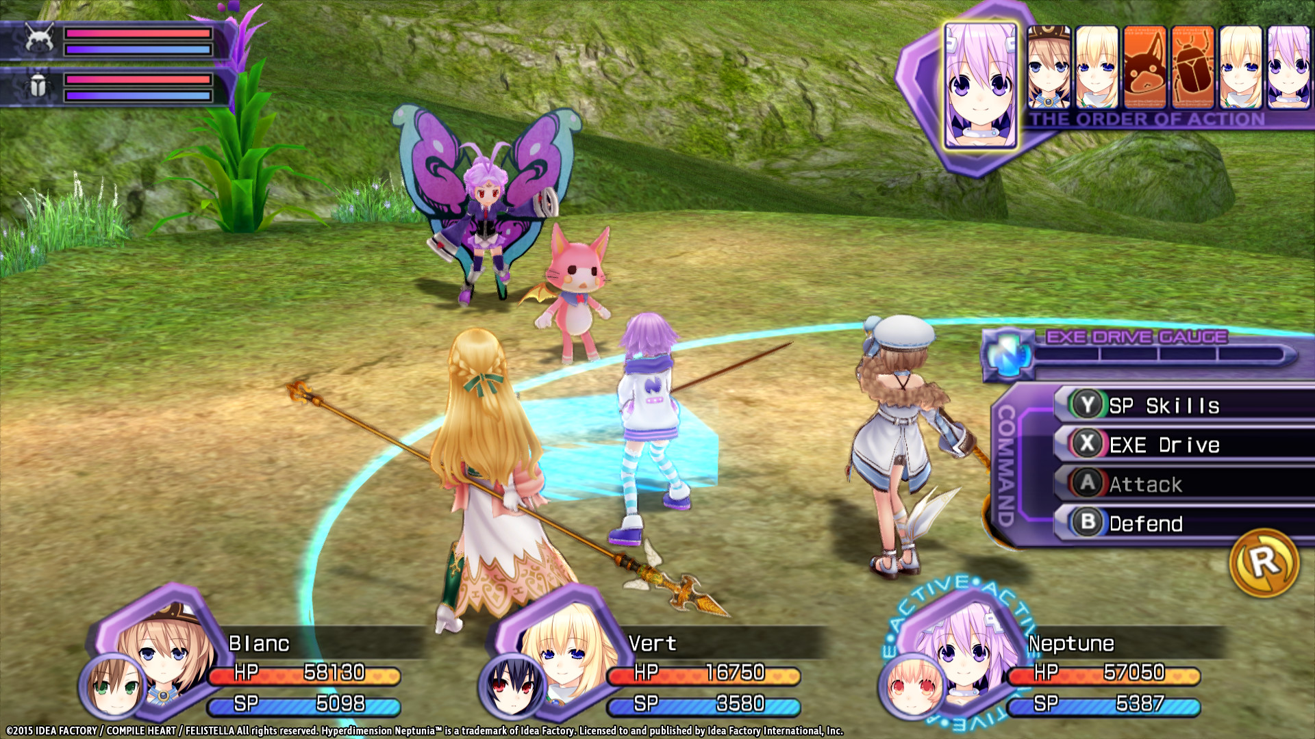 Hyperdimension Neptunia Re;Birth1: Lily-ad Dungeon - Screenshot 1