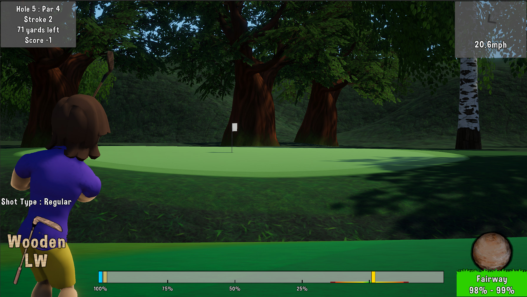 Gowf: A Golf Adventure - Screenshot 1