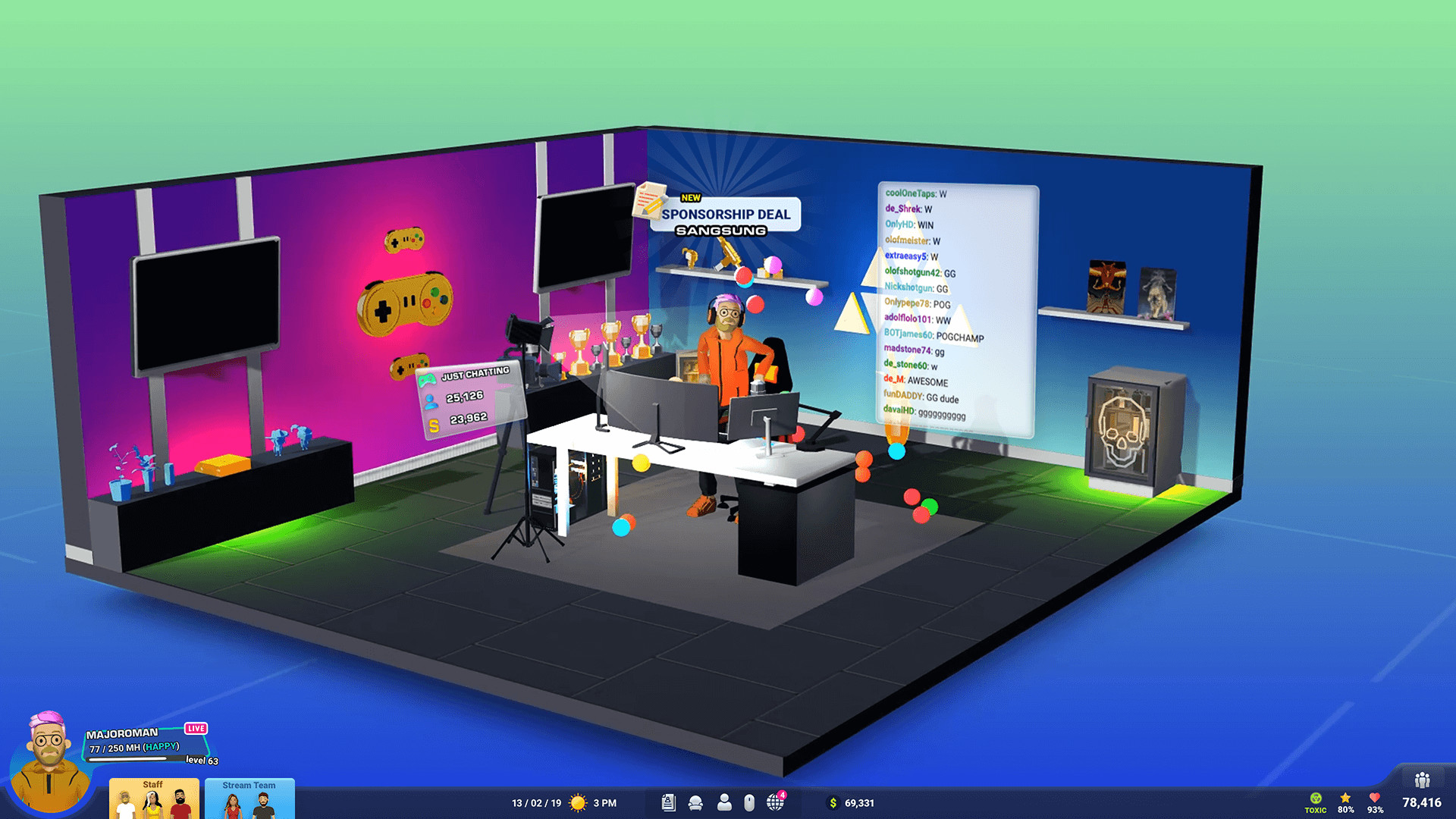 StreamGods: Streamer Tycoon - Screenshot 4