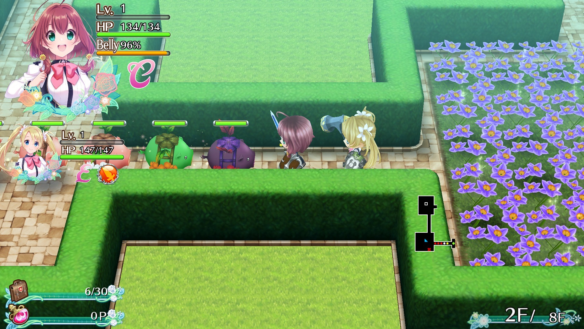 Omega Labyrinth Life: Flower Fantasia - Screenshot 2