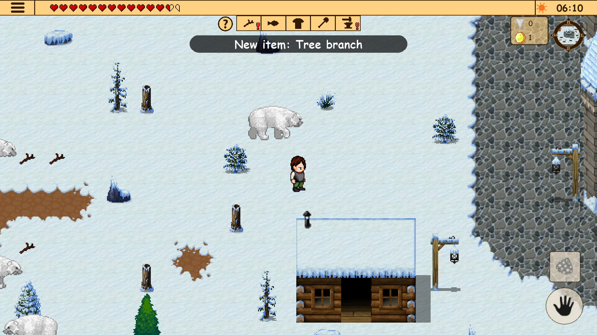 Survival RPG 3: Lost in Time - Screenshot 1