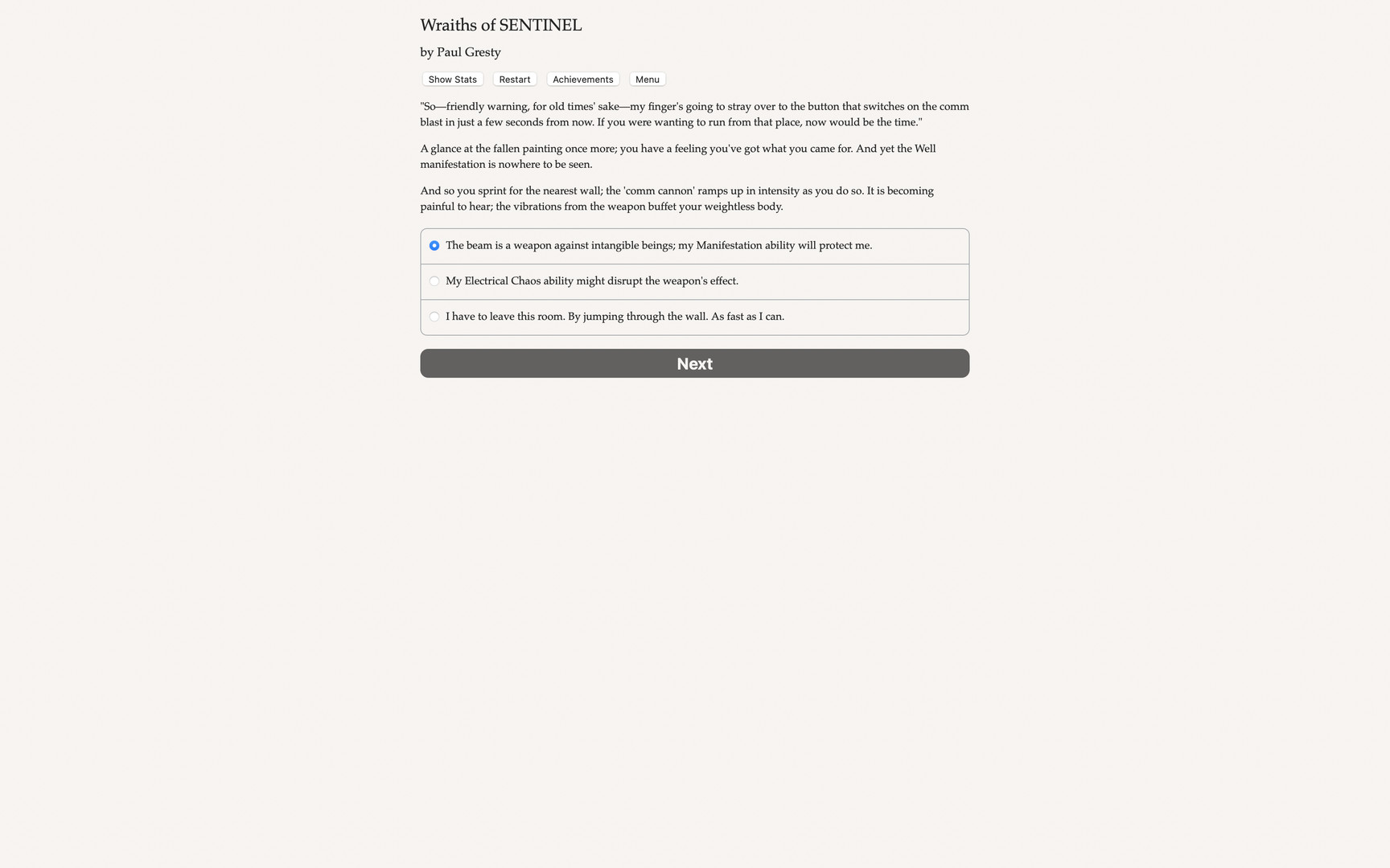 Wraiths of Sentinel - Screenshot 1