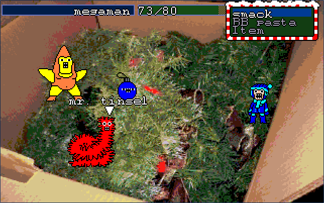 Megaman Sprite Christmas - Screenshot 1