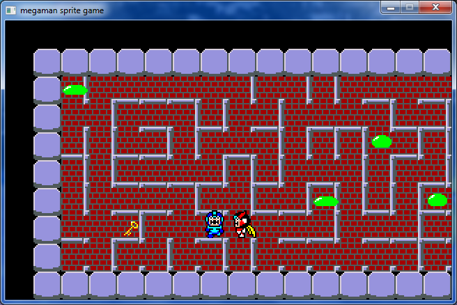 Megaman Sprite Game - Screenshot 1
