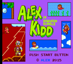 illustration de Alex Kidd in Radaxian Rumble