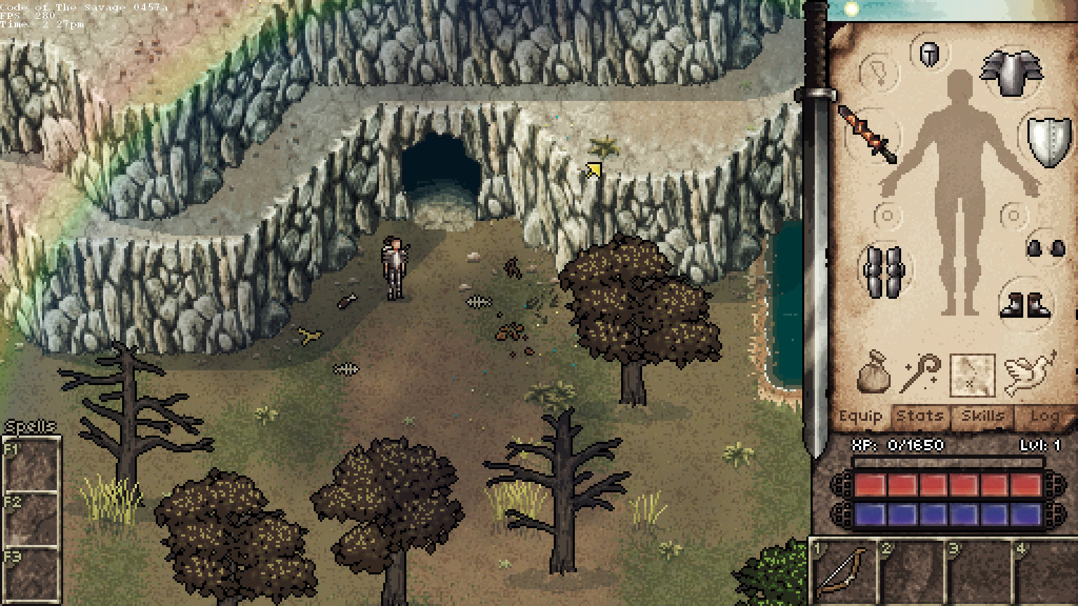 Code of the Savage - Screenshot 1