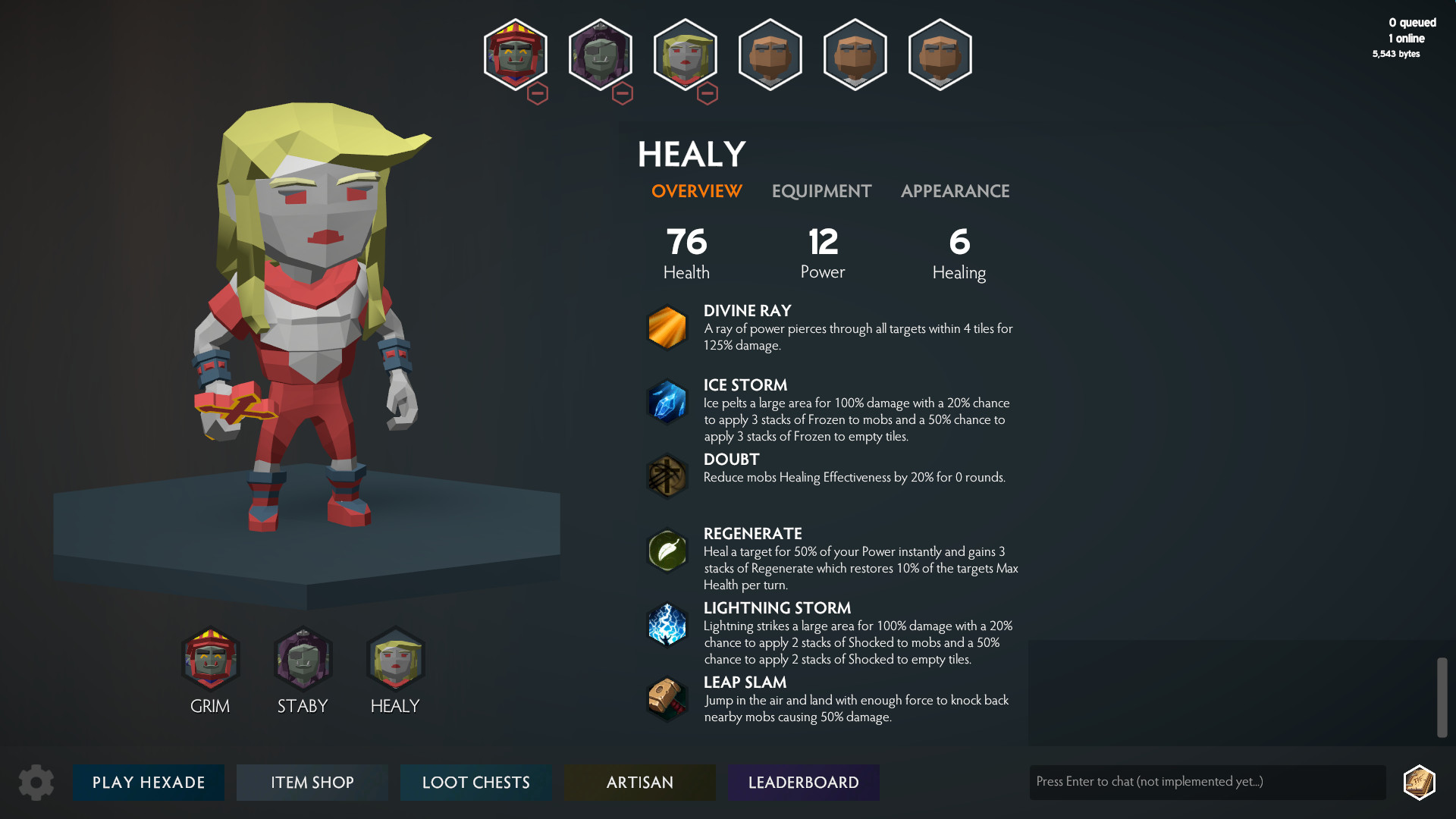 Hexad - Screenshot 1