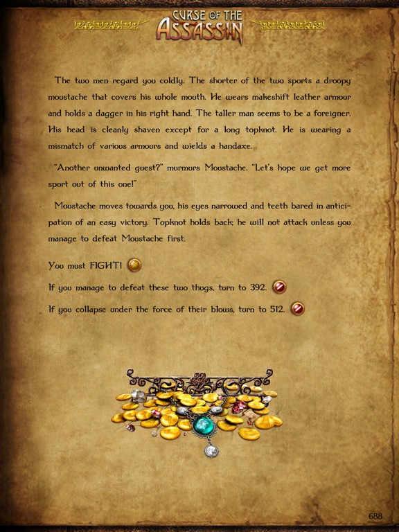 Gamebook Adventures 8: Curse of the Assassin - Screenshot 3
