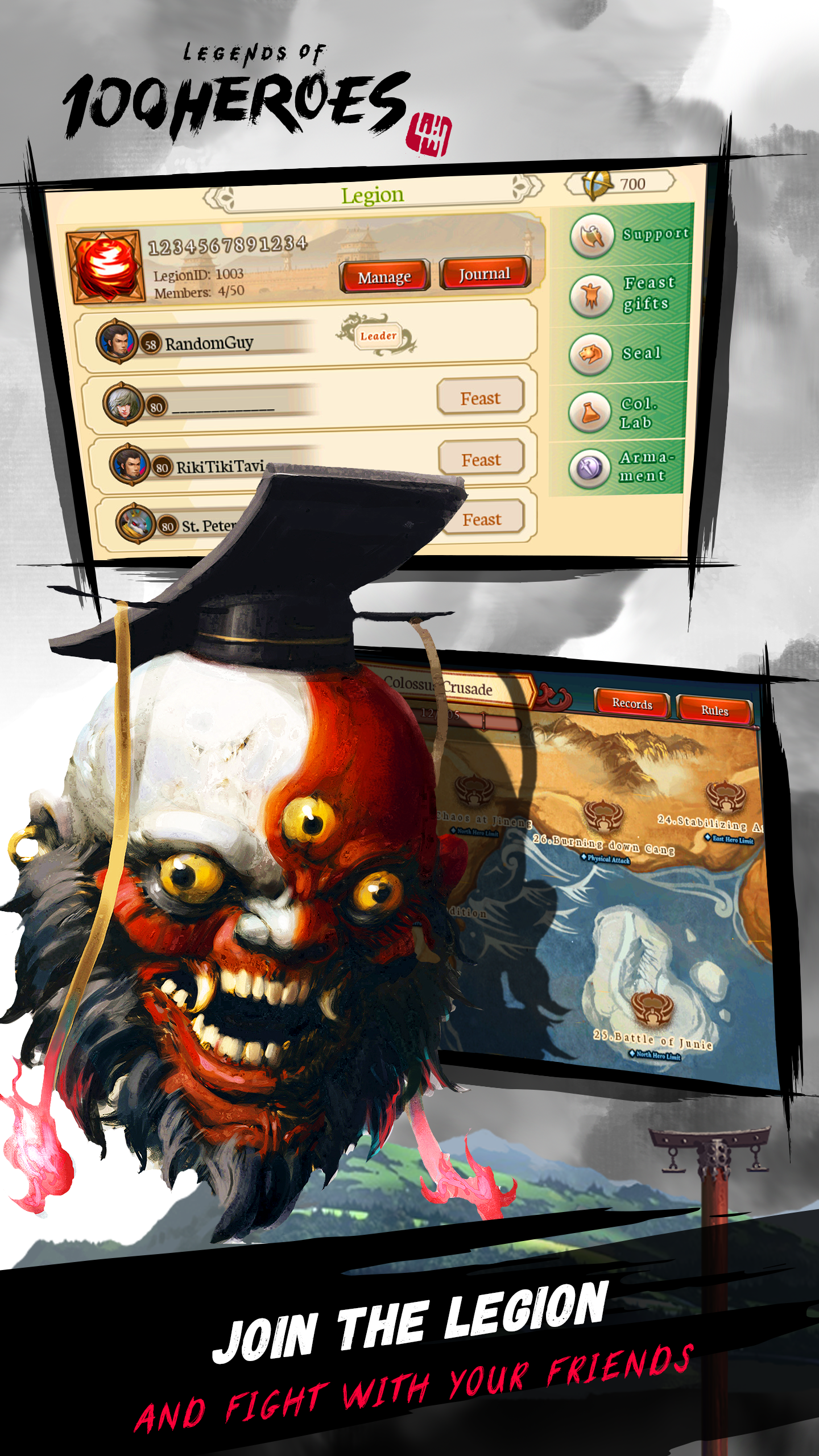 Legends of 100 Heroes - Screenshot 2