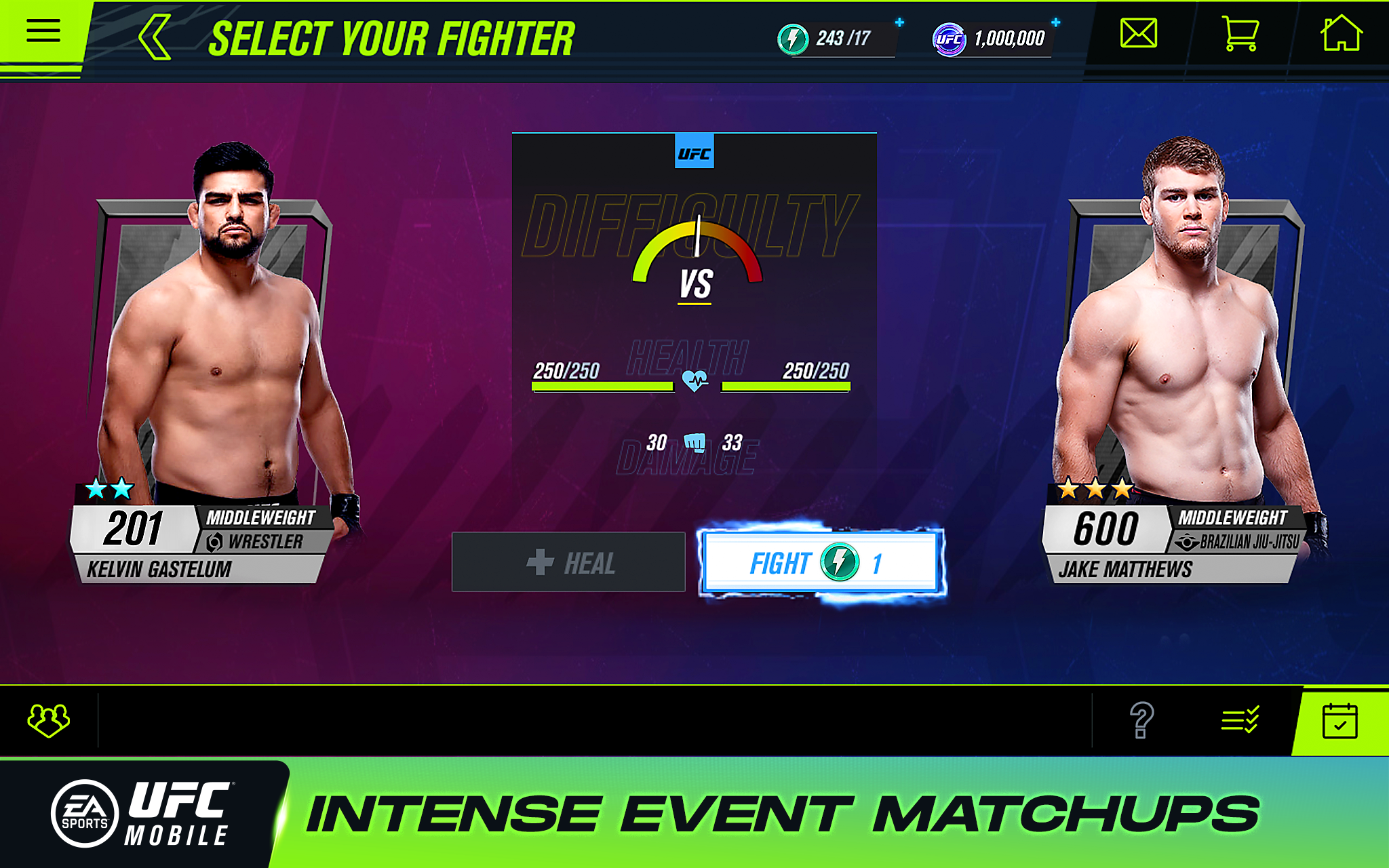 EA Sports UFC Mobile 2 - Screenshot 1