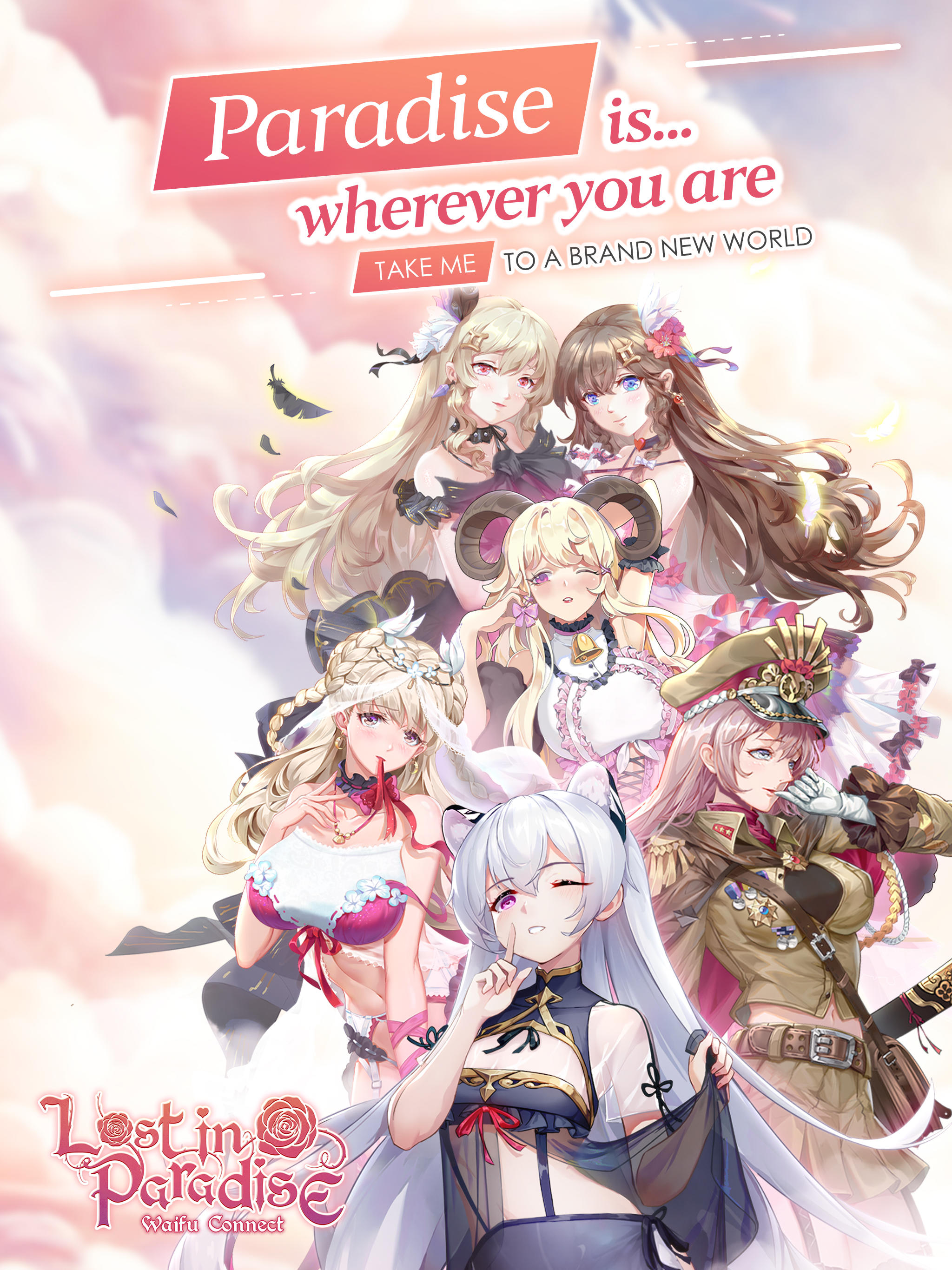 Lost in Paradise: Waifu Connect - Screenshot 3