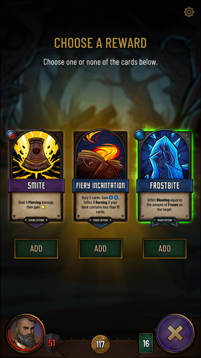 Dawncaster: Deckbuilding RPG - Screenshot 2