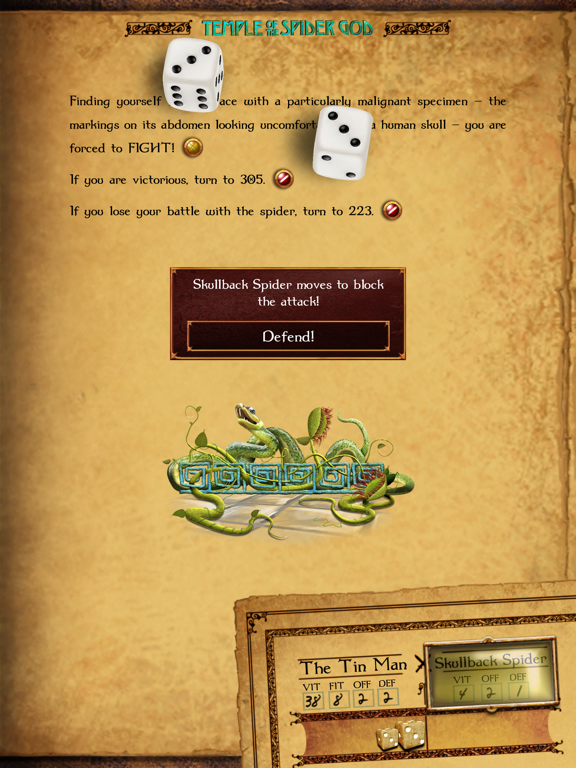 Gamebook Adventures 7: Temple of the Spider God - Screenshot 4
