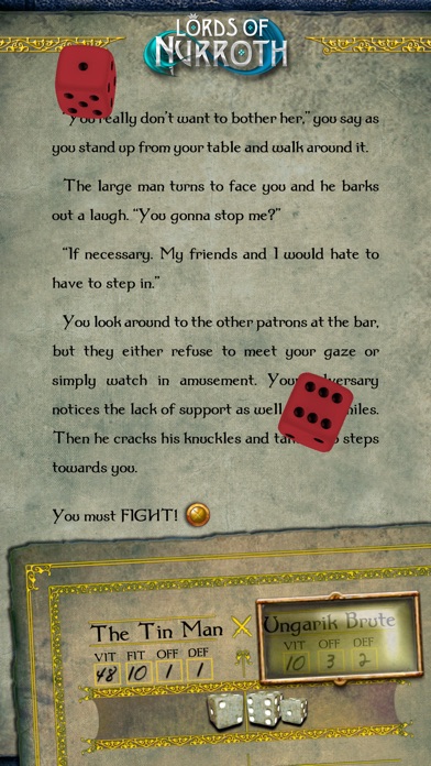 Gamebook Adventures 10: Lords of Nurroth - Screenshot 4