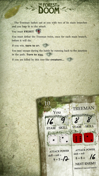 Fighting Fantasy: The Forest of Doom - Screenshot 2