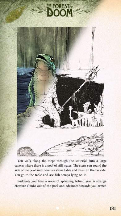 Fighting Fantasy: The Forest of Doom - Screenshot 1