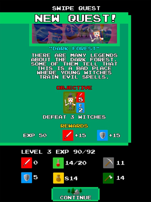 Swipe Quest - Screenshot 1