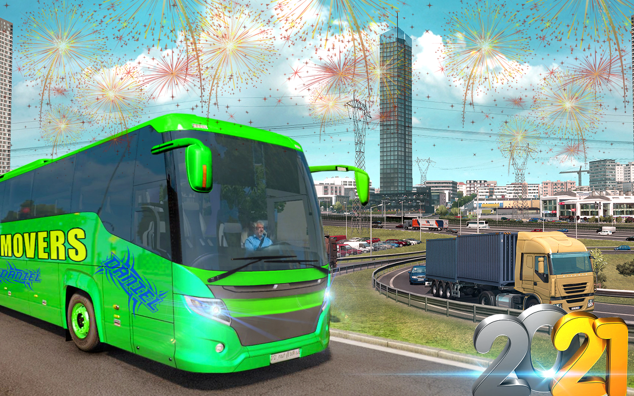 City Coach Bus Simulator: Bus Games 2021 - Screenshot 2