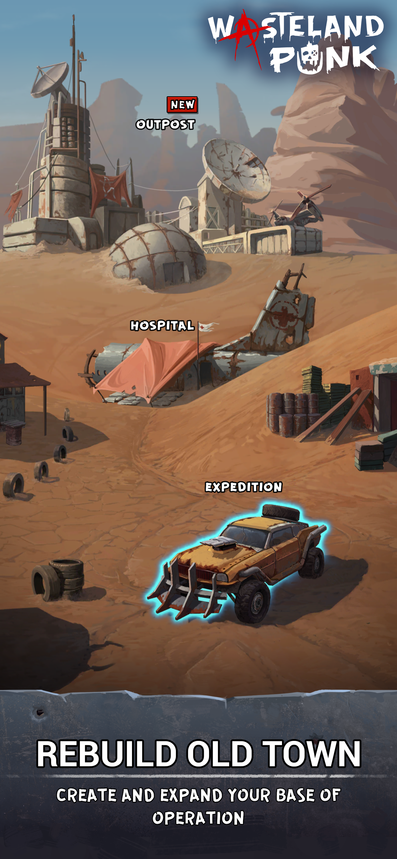 Wasteland Punk: Post Apocalypse RPG Survival Game - Screenshot 2