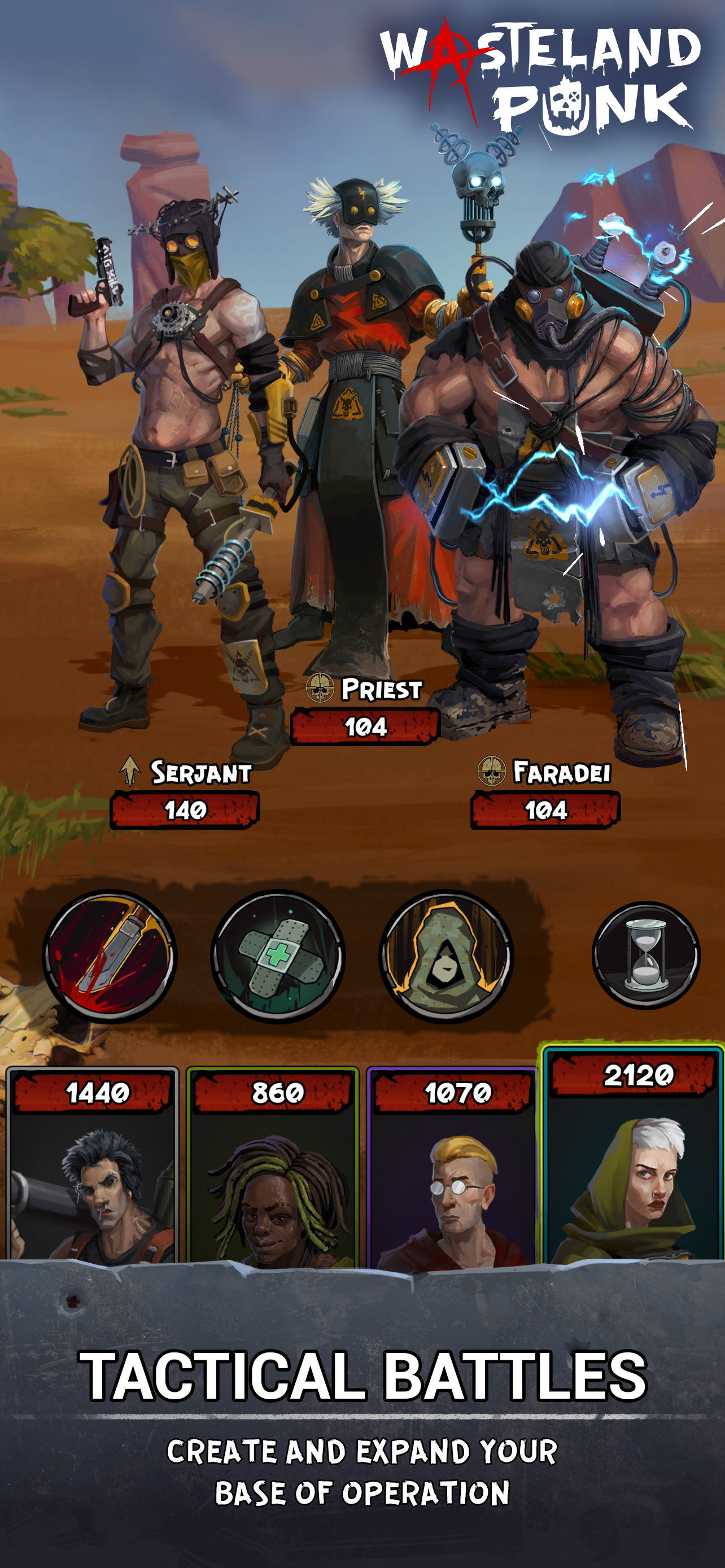 Wasteland Punk: Post Apocalypse RPG Survival Game - Screenshot 3