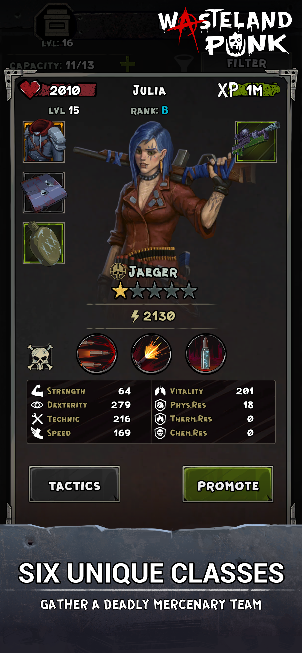 Wasteland Punk: Post Apocalypse RPG Survival Game - Screenshot 7