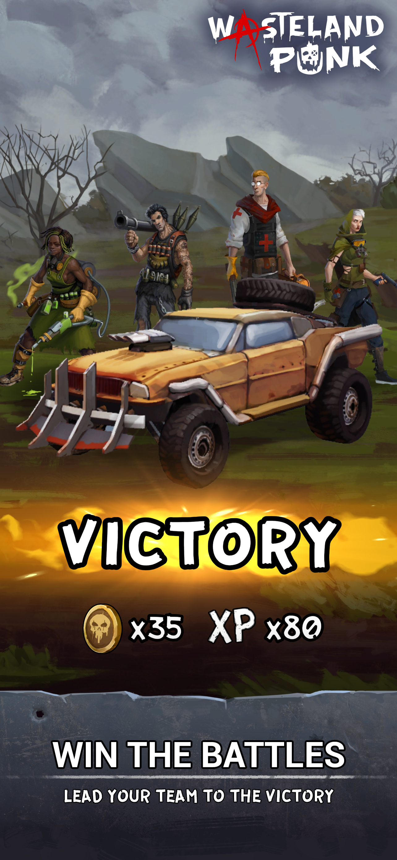 Wasteland Punk: Post Apocalypse RPG Survival Game - Screenshot 5