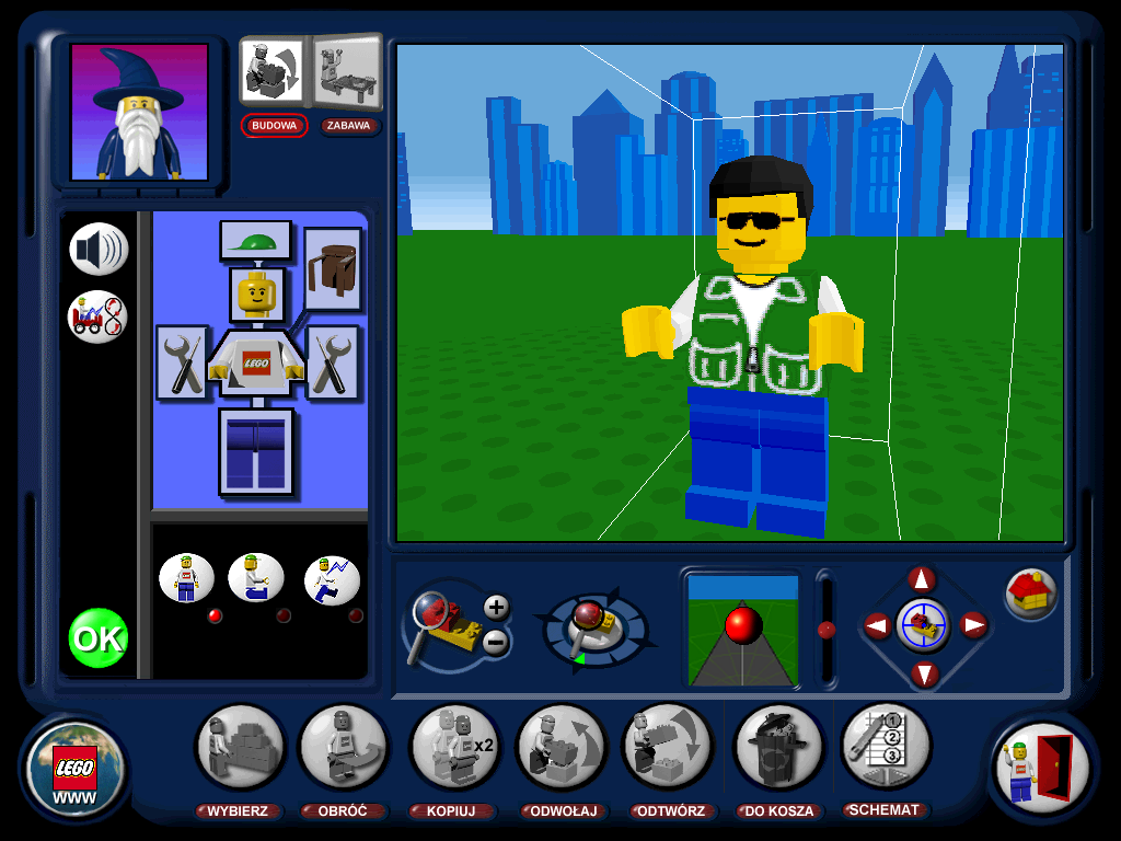 Lego minifigure creator store game