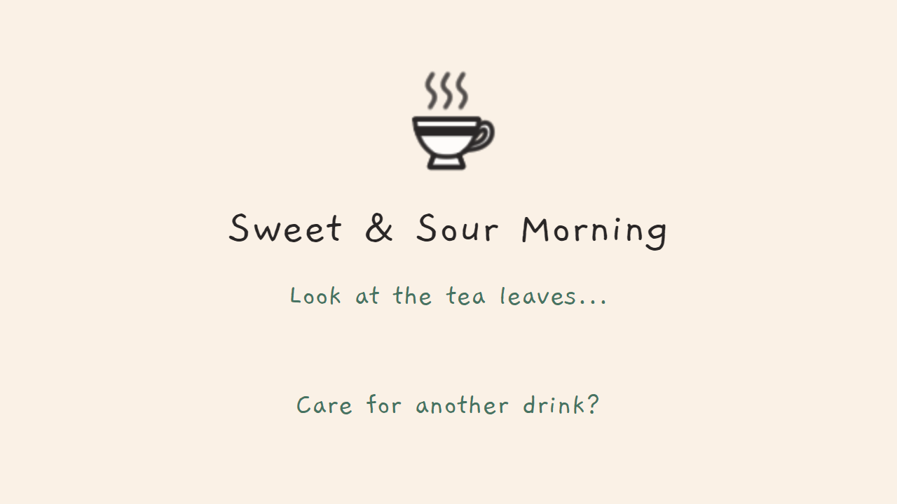 Fantasy Tea Generator - Screenshot 3