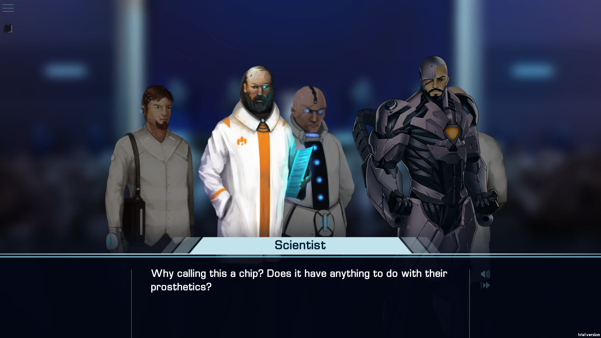 S.A.I.A Awakening: A Robothorium Visual Novel - Screenshot 5