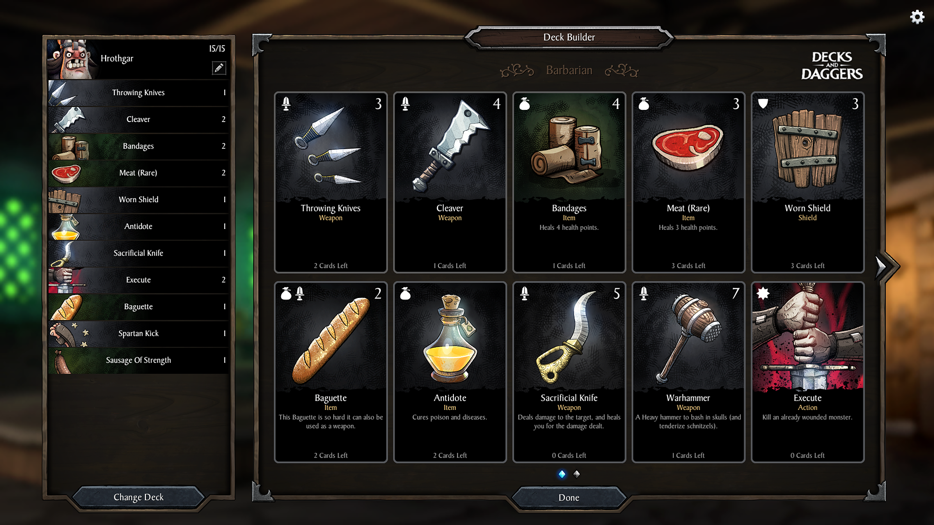 Decks & Daggers - Screenshot 1