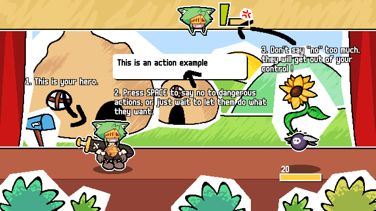 Don't! Heroes - Screenshot 1