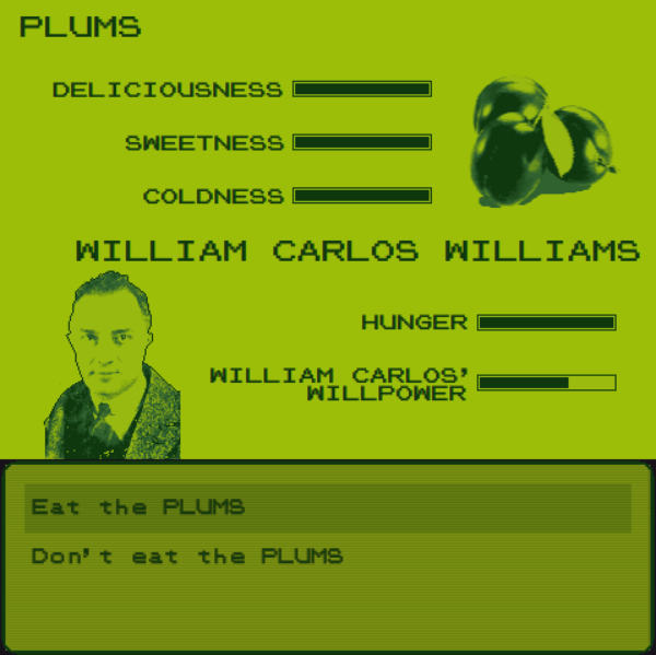 Gotta Eat the Plums! With William Carlos Williams - Screenshot 2