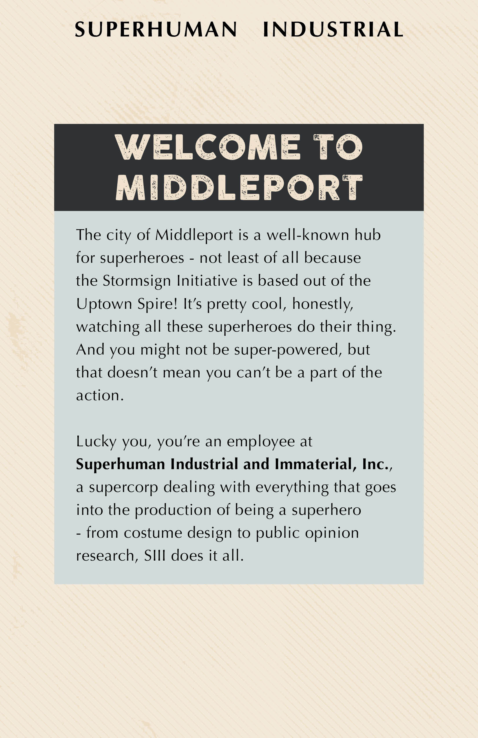 Superhuman Industrial and Immaterial, Incorporated - Screenshot 2